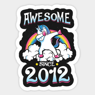 Awesome Since 2012 Sticker